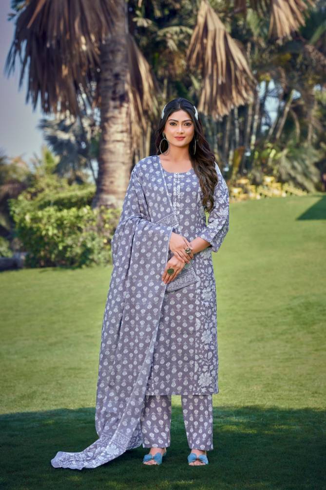 Summer Stories By Ossm Cotton Printed Kurti Bottom With Dupatta Wholesale Market In Surat
